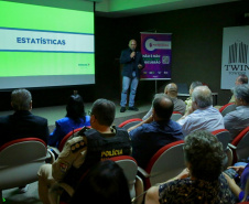 Secretário da Segurança Pública ministra palestra sobre segurança pública em Londrina 