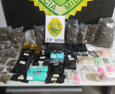 Ação da PMPR desmantela ponto de distribuição de drogas
