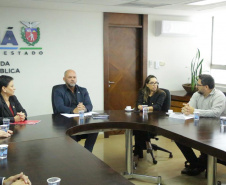 Secretário Hudson recebe a deputada estadual Marli Paulino