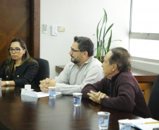 Secretário Hudson recebe a deputada estadual Marli Paulino