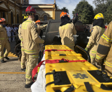 Simulado de Acidente com Múltiplas Vítimas reforça ações do Maio Amarelo em Jacarezinho