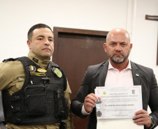 Secretário Hudson recebe Medalha Batalhão Metropolitano do Noroeste