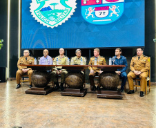 PMPR realiza solenidade de passagem de comando do 7º BPM em Cruzeiro do Oeste