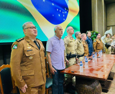 PMPR realiza solenidade de passagem de comando do 7º BPM em Cruzeiro do Oeste