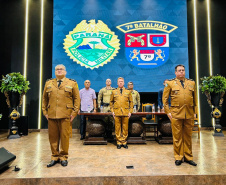 PMPR realiza solenidade de passagem de comando do 7º BPM em Cruzeiro do Oeste