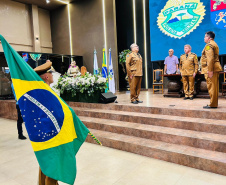PMPR realiza solenidade de passagem de comando do 7º BPM em Cruzeiro do Oeste