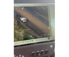 Com apoio de helicóptero, PM recupera veículo furtado de prefeitura no Rio Grande do Sul