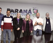 Secretário Hudson se reúne com prefeita de Nova Fátima Renata Montenegro Balan Xavier