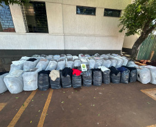 PMPR apreende carga de roupas avaliada em 350 mil reais 