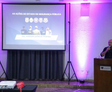 Secretário Hudson ministra palestra na 1° Conferência Regional dos CONSEGs em Maringá