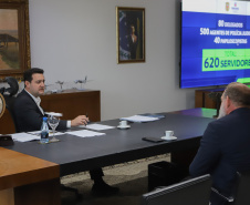 Ratinho Junior anuncia contratação de 620 policiais para reforçar o quadro da Polícia Civil