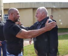 Secretário da Segurança visita Laranjeiras do Sul, Cantagalo e Pinhão 