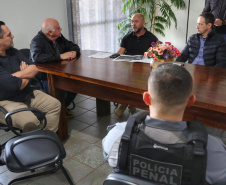 Secretário da Segurança visita Laranjeiras do Sul, Cantagalo e Pinhão 