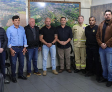 Secretário da Segurança visita Laranjeiras do Sul, Cantagalo e Pinhão 