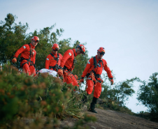 Bombeiros do Paraná seguem padrões internacionais de resposta imediata a desastres