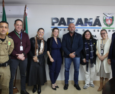 Secretário Hudson se reúne com deputado estdual e comitiva de Guaíra