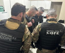 PCPR prende três em operação contra suspeitos de sequestro seguido de homicídio na RMC