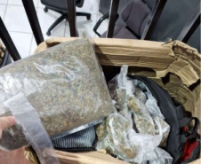 PCPR apreende 327 quilos de maconha gourmet e prende três pessoas por tráfico