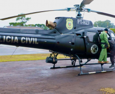 PCPR celebra 9 anos do Grupamento de Operações Aéreas com 3.800 missões