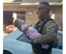 Equipe da PMPR salva bebê que estava sem respirar em Sarandi