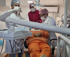 Projeto Sorrir leva atendimento odontológico a custodiados em unidades prisionais da Regional de Maringá