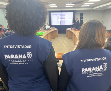 SESP promove treinamento para pesquisa inédita sobre percepção da segurança no Paraná