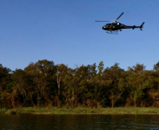 Ação integrada desativa porto clandestino usado para o tráfico na fronteira com o Paraguai