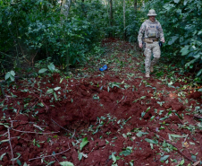 Ação integrada desativa porto clandestino usado para o tráfico na fronteira com o Paraguai