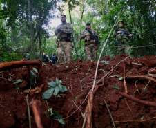 Ação integrada desativa porto clandestino usado para o tráfico na fronteira com o Paraguai