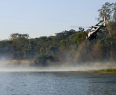 Ação integrada desativa porto clandestino usado para o tráfico na fronteira com o Paraguai