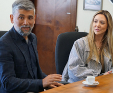Secretário Hudson recebe deputado estadual Fábio Oliveira