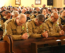 Missa de Ação de Graças em Curitiba celebra 171 anos da Polícia Militar do Paraná