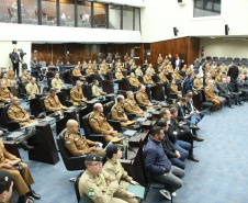 Sessão Solene na Assembleia Legislativa do Paraná celebra 171 anos da PMPR com homenagem a policiais militares