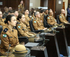 Sessão Solene na Assembleia Legislativa do Paraná celebra 171 anos da PMPR com homenagem a policiais militares