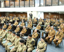 Sessão Solene na Assembleia Legislativa do Paraná celebra 171 anos da PMPR com homenagem a policiais militares