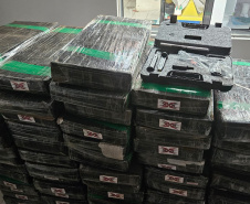 PMPR apreende 1,5 tonelada de maconha ao atender ocorrência de ameaça familiar em Curitiba