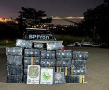 PMPR apreende 950 quilos de maconha no fim de semana: prejuízo milionário ao tráfico