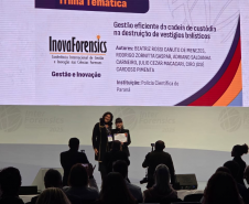 Polícia Científica tem profissionais premiados em evento internacional em Curitiba