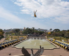 Com cinco novos helicópteros, Paraná tem a maior frota aérea da história da segurança pública