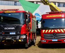 Comandante do CBMPR destacou os benefícios à população paranaense com o aumento da frota da corporação