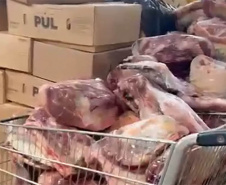 PCPR recupera carga de carne avaliada em R$ 700 mil que seria exportada para Dubai
