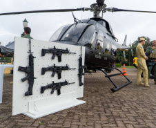 Estado investe R$ 116 milhões em helicópteros, fuzis, viaturas e tecnologia para forças de segurança