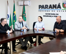 Secretário Hudson recebe a prefeita de São José dos Pinhais Nina Singer