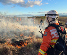 CBMPR intensifica treinamentos de Manejo Integrado do Fogo contra incêndios florestais