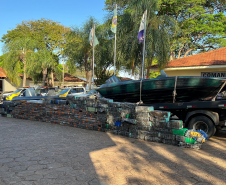 Paraná apreende 2 toneladas de maconha dentro de lanchas com destino a portos clandestinos