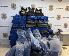 PMPR apreende mais de 1,4 tonelada de maconha em Cambé