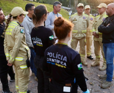 Laudo da Polícia Científica direciona avanço da investigação na explosão em Quatro Barras 