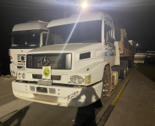 PMPR apreende caminhão com 25 toneladas de cobre e alumínio que atravessaria a fronteira para a Argentina