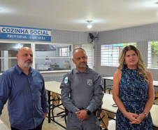 Polícia Penal do Paraná entrega mais de meia tonelada de alimentos ao Provopar por meio do Projeto Alimentando Vidas