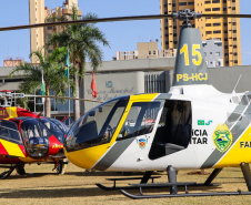 Missão Paraná II: Estado entrega viaturas e aeronaves para segurança em Londrina e região